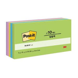 아트박스/오피스큐 3M 포스트잇 노트 654-10AU 플로랄 판타지