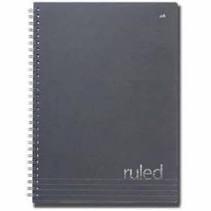 아트박스/오피스큐 더블에이 룰드절취스프링노트 A5 다크그레이