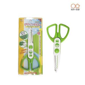 아트박스/오피스큐 썬스타 핑킹가위 톱날 연두 S3730-913