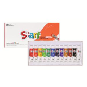 아트박스/신한화구 신한 스타트 아크릴 물감 7.5ml 12색