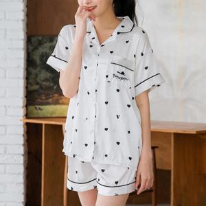 아트박스/아도라하우스 여성 잠옷 홈웨어 미니 하트 파자마