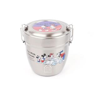 아트박스/키즈키즈 미키마우스 스텐 2단도시락(H471827)