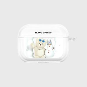 아트박스/어프어프 CUNI AND SNOWMAN(에어팟프로-클리어하드)