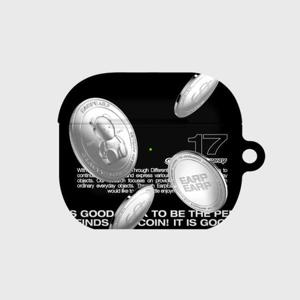 아트박스/어프어프 COVY COIN-BLACK(에어팟3-하드)
