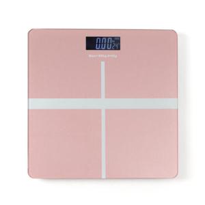 아트박스/위드마켓 크로스 사각 디지털 체중계(핑크) LED체중계