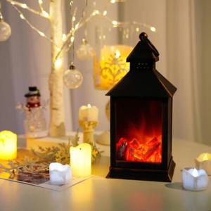 아트박스/데팡스 불멍무드등 LED 벽난로무드등 랜턴조명A22