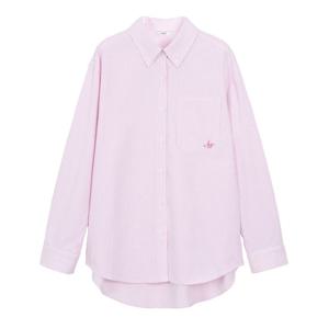 [에이비에프지]스트라이프 긴팔 롱 면 남방 APZ2QBZ1D