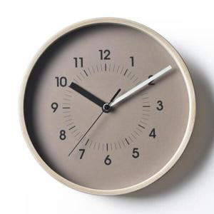 아트박스/이언시계 저소음 파르베 우드 벽시계(웜그레이)