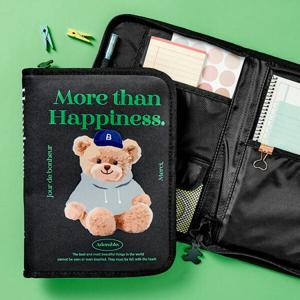 아트박스 곰돌이 멀티파우치 블랙