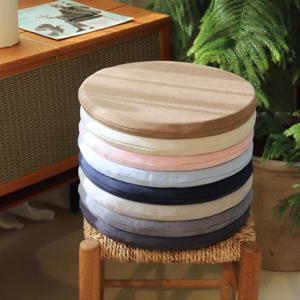 아트박스/유노야 마카롱 극세사 스웨이드 원형방석 35 (8컬러)