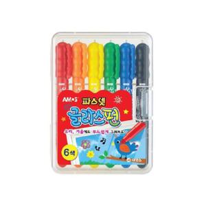 아트박스/오피스큐 아모스 파스넷 글라스펀 6색