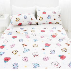 아트박스/키즈키즈 BT21베이비 스케치 뱀부리플홑이불(H985276)