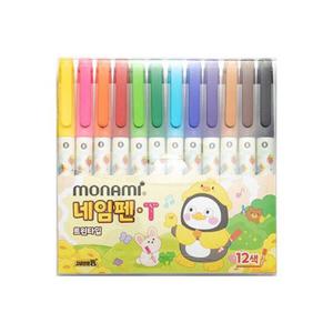 아트박스/모나미 모나미 펭수 네임펜 T 트윈타입 12색세트