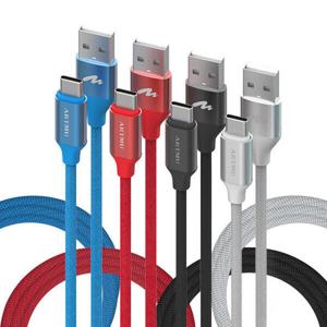 아트박스/아트뮤 트윌 마이크로5핀 고속충전케이블 200cm