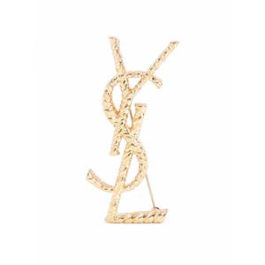 [SAINT LAURENT] 라프리마 여성 브로치 Ysl Brooche Pin 840195Y15008060 골드 /8