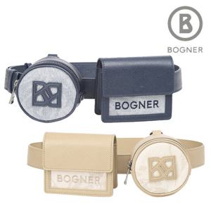 [보그너골프]여성 리프프린트 캔버스 벨트백 01-242-217-31