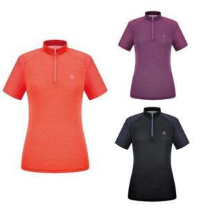 [레드페이스]TSM24053_여성 액티브로체하프우먼짚티셔츠