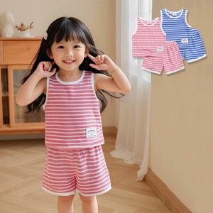 [엠케이] 테리셋업 아동 나시 반바지 상하복세트 802036