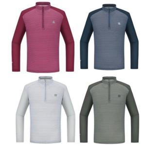 [레드페이스]TSM24012_남성 아이스멜란라인짚티셔츠