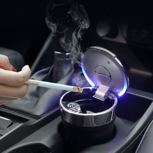 차량용 대용량 LED 재떨이 재털이 냄새차단 휴지통B07 자동차재떨이 자동차재털이 차량용재떨이 차량재떨이