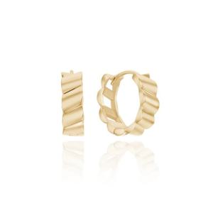 미니골드 10k 쉐잉 컷팅 링귀걸이 ETRM4418