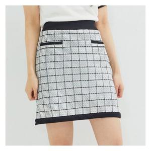 [로엠]트위트 니트 스커트 (RMWKC25RT5-T)