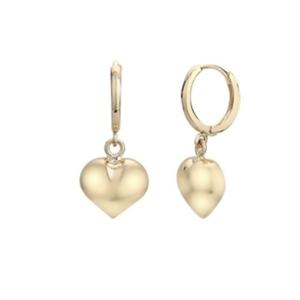 [로이드] 볼륨 통통하트 원터치 14k 귀걸이 LOSH3003G