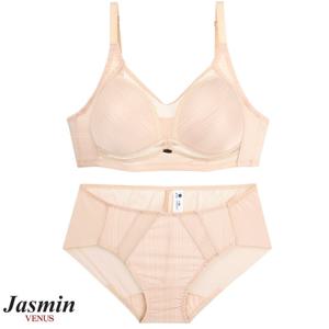 비너스자스민 심플라인 인견 노와이어 브라팬티 ABCD컵 jstA025