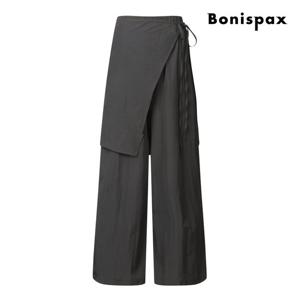 [보니스팍스(여성의류)]랩 스커트 와이드 롱 팬츠 (XP6PT019M0)