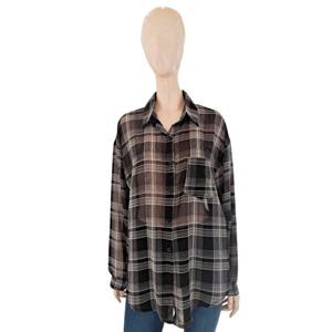 [숲]루즈핏 체크 여름 셔츠 SB7LS3ZZ