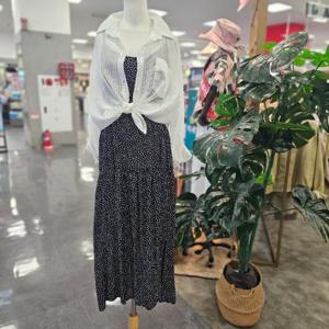 스테파니 HC07 뷔스티에 땡땡이   끈 원피스 A25SO5231