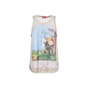디젤 T Aly 중세 프린트 탱크 탑 TALYA184490PLBP 7BDA TP945321171