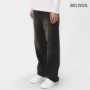 빌리버스 남자 워싱 데님 팬츠 블랙진 청바지 흑청 긴바지 BHL103