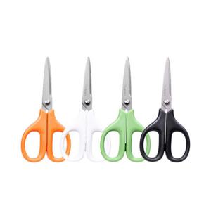 아트박스/델리 누사인 휴대용 티타늄 코팅 사무용 커브가위