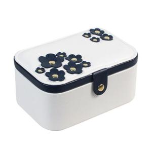 약혼 결혼예물 악세사리 주얼리 보관 플라워 보석함 주얼리 보석함 선물 휴대용 쥬얼리 목걸이 반지
