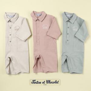 [쇼콜라](백일 돌선물)에반점프슈트3종택일 TTNMQA042I-P-B