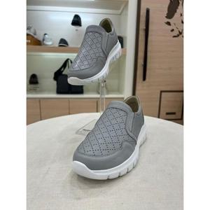 허시파피 여성 굽 초경량 컴포트 캐주얼 펀칭 슬립온