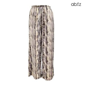 [에이비에프지]패턴 포인트 밴딩 써머 와이드 팬츠 APZ2QP35F