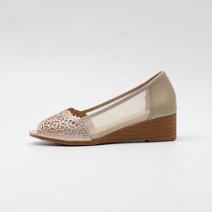 QM250605  오코넬 여성화 펌프스 통굽샌들 망사소재 여름신발