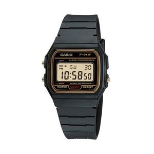 카시오 군인 시계 군대 전자 스포츠 F-91WG-9S