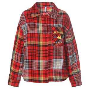 [베네통] 마르고 체크 블라우스 BABLF1541