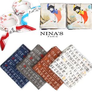 전통문양훈민정음 아사면손수건(N5S051)