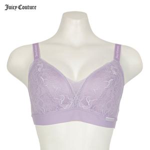 여성 쥬시꾸뛰르 레이스 노와이어 밴드프리 언더바스트 브라_라벤더
