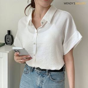 [웬디즈갤러리]스탠카라 클래식 소프트 반팔셔츠 /출근 데일리 RSH119