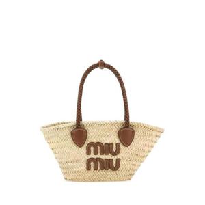 미우미우 우븐 패브릭 토트백 5BG2732DDHF0A5T DOM