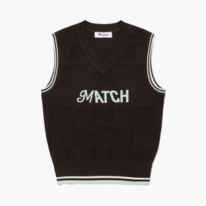 [르꼬끄골프] 여성 체커보드 스웨터 베스트 (GQ322LKV81)