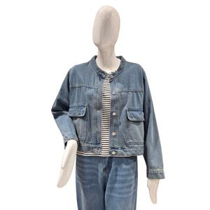 [파파야]노카라 포켓 청재킷(PNPRJK006A)