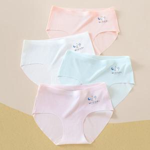 [엠케이] 달토끼 심리스 여아 쿨 삼각팬티 4장세트 205871