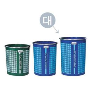 실크링 휴지통(대/708-1/12.2L)-색상랜덤
