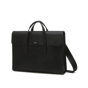 [HJBA5F411BK] [15인치 노트북 수납]블랙 로고배색 가죽 서류가방